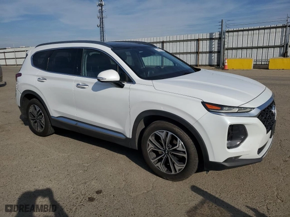 2019 Hyundai Santa Fe Limited with VIN 5NMS53AA9KH016803, listed as a Copart auction lot 41851165 with 178,432 mi miles and Salvage Title. Bid and sale history available at carsss.com. Image 4.