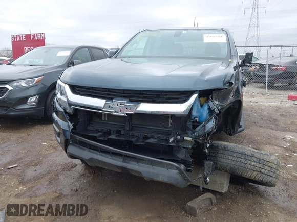 2019 Chevrolet Colorado 4WD Work Truck with VIN 1GCGTBEN8K1306088, listed as a IAAI auction lot 41807366 with 57,376 mi miles. Bid and sale history available at carsss.com. Image 12.