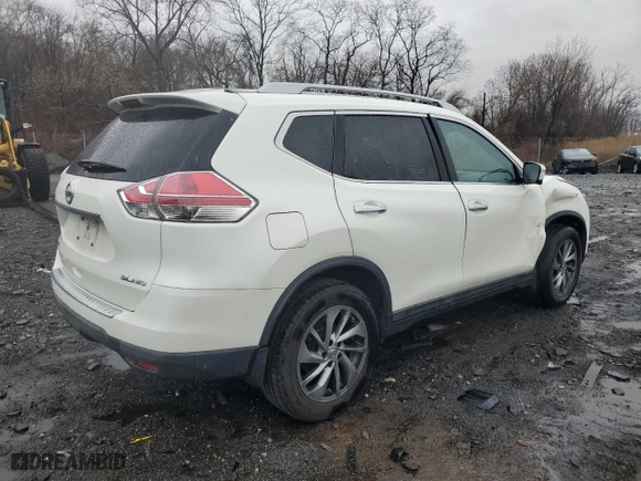 2015 Nissan Rogue SL with VIN 5N1AT2MVXFC829139, listed as a Copart auction lot 51684605 with 95,219 mi miles and Salvage Title. Bid and sale history available at carsss.com. Image 3.