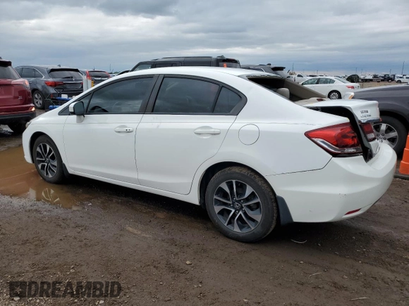 2015 Honda Civic EX z VIN 19XFB2F89FE028490, wystawiony jako Copart lot #59528785 z przebiegiem 98 064 mil mil oraz Szkoda całkowita • Salvage title. Historia ofert i sprzedaży dostępna na DreamBid. Obrazek 2.