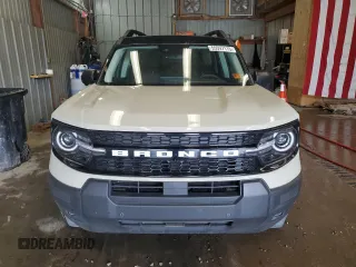 2025 Ford Bronco Sport Outer Banks with VIN 3FMCR9CN6SRE17295, listed as a Copart auction lot 55597115 with 338 mi miles and Salvage title. Bid and sale history available at DreamBid. Image 5.