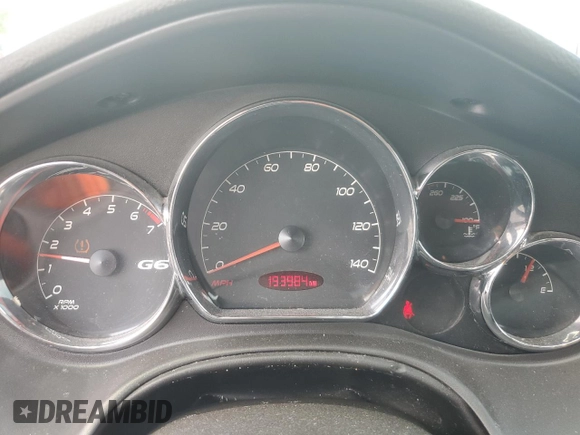 2008 Pontiac G6 with VIN 1G2ZG57NX84155794, listed as a Copart auction lot 65686675 with 193,984 mi miles and Salvage title. Bid and sale history available at DreamBid. Image 9.