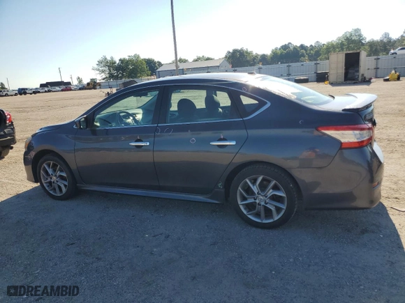 2014 Nissan Sentra SV with VIN 3N1AB7AP7EL633496, listed as a Copart auction lot 55571494 with 105,519 mi miles and Salvage Title. Bid and sale history available at carsss.com. Image 2.
