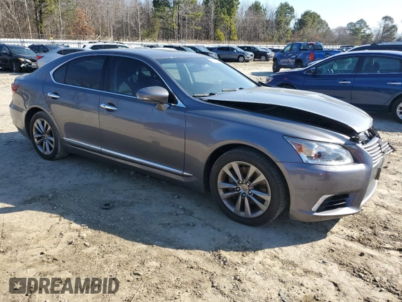 2016 Lexus LS 460 with VIN JTHBL5EF5G5141362, listed as a Copart auction lot 47226875 with 59,165 mi miles and Salvage title. Bid and sale history available at DreamBid. Image 4.