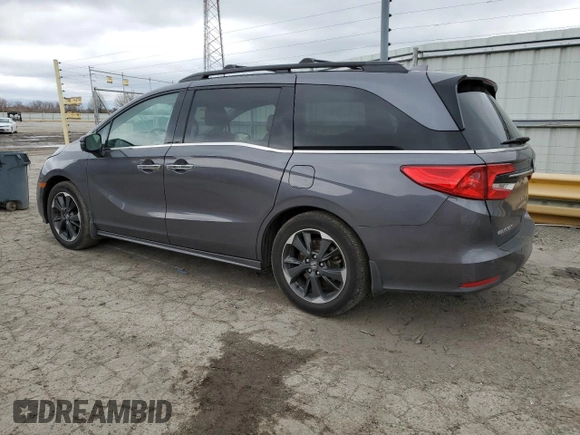 2022 Honda Odyssey Elite с VIN 5FNRL6H92NB023650, выставлен на аукционе Copart как лот 52093035 с пробегом 64 119 миль миль и Списание • Salvage title. История ставок и продаж доступна на DreamBid. Изображение 2.