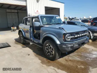 2024 Ford Bronco Outer Banks with VIN 1FMDE8BH9RLA22414, listed as a Copart auction lot 75294664 with 0 mi miles and Non Repairable. Bid and sale history available at carsss.com. Image 4.