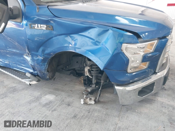 2017 Ford F-150 XL with VIN 1FTEW1CP1HKD05882, listed as a IAAI auction lot 42712432 with 129,800 mi miles and . Bid and sale history available at DreamBid. Image 6.