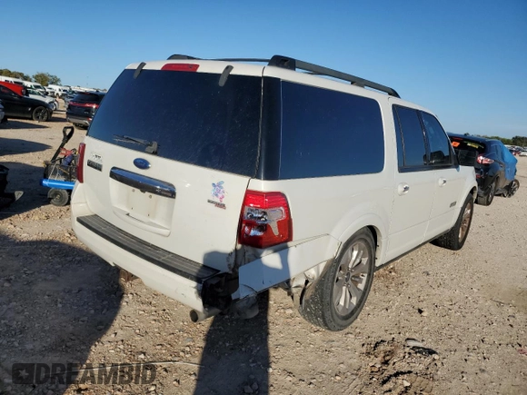 2008 Ford Expedition Max SSV with VIN 1FMFK165X8LA19044, listed as a Copart auction lot 80532224 with 146,368 mi miles and Salvage title. Bid and sale history available at DreamBid. Image 3.