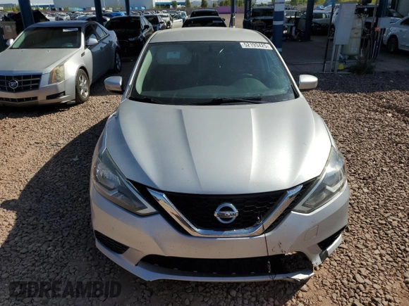 2017 Nissan Sentra S with VIN 3N1AB7AP6HY237695, listed as a Copart auction lot 52193425 with 187,850 mi miles and Salvage Title. Bid and sale history available at DreamBid. Image 5.
