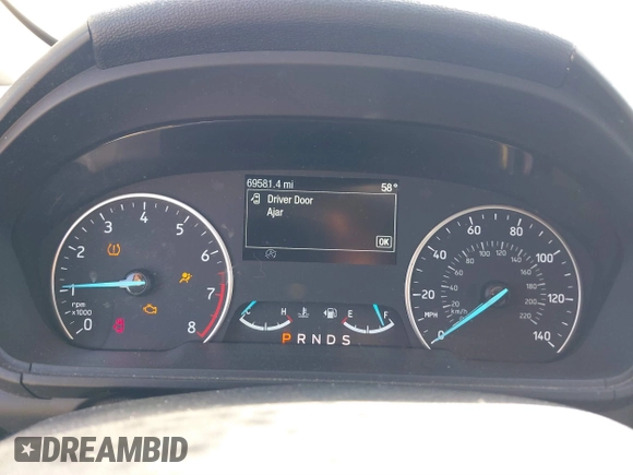 2018 Ford EcoSport SE with VIN MAJ3P1TE5JC192737, listed as a IAAI auction lot 41892922 with 69,581 mi miles. Bid and sale history available at carsss.com. Image 7.