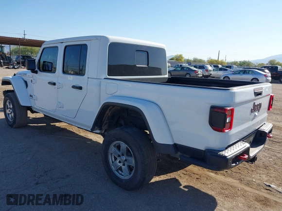 2020 Jeep Gladiator Rubicon with VIN 1C6JJTBG6LL187235, listed as a IAAI auction lot 42010374 with Not Provided miles and . Bid and sale history available at DreamBid. Image 3.