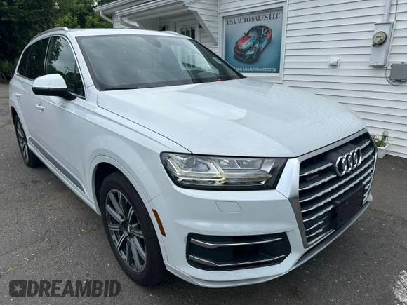 2018 Audi Q7 Premium Plus with VIN WA1LAAF70JD019706, listed as a Copart auction lot 63009995 with 109,501 mi miles and Clean title. Bid and sale history available at DreamBid. Image 4.