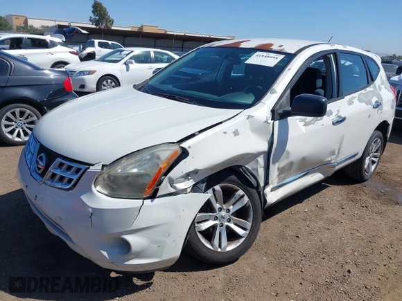 2013 Nissan Rogue S with VIN JN8AS5MT5DW526857, listed as a IAAI auction lot 41848098 with 157,480 mi miles and . Bid and sale history available at DreamBid. Image 6.