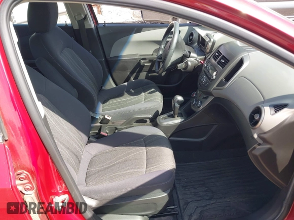 2012 Chevrolet Sonic LT with VIN 1G1JC5SH8C4222013, listed as a IAAI auction lot 42150220 with 76,706 mi miles and . Bid and sale history available at DreamBid. Image 5.
