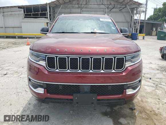 2023 Jeep Grand Wagoneer with VIN 1C4SJUAT0PS543448, listed as a Copart auction lot 55463895 with 34,664 mi miles and Salvage title. Bid and sale history available at DreamBid. Image 5.