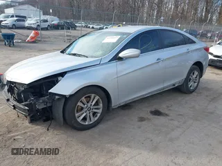 2013 Hyundai Sonata GLS with VIN 5NPEB4AC7DH629621, listed as a IAAI auction lot 41754217 with 87,862 mi miles and . Bid and sale history available at DreamBid. Image 2.