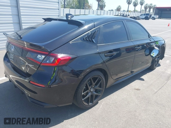 2023 Honda Civic Sport with VIN 19XFL2H84PE001354, listed as a IAAI auction lot 42053691 with 34,127 mi miles and . Bid and sale history available at DreamBid. Image 4.