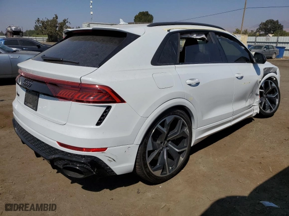 2021 Audi RS Q8 with VIN WU1ARBF16MD015352, listed as a Copart auction lot 69443253 with NaN miles. Bid and sale history available at carsss.com. Image 3.