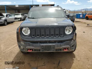 2018 Jeep Renegade Trailhawk z VIN ZACCJBCB9JPH87741, wystawiony jako Copart lot #58161425 z przebiegiem 47 033 mil mil oraz Czysty tytuł • Clean title. Historia ofert i sprzedaży dostępna na DreamBid. Obrazek 5.