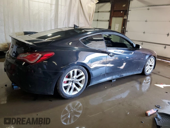 2013 Hyundai Genesis Coupe R-Spec with VIN KMHHU6KJ7DU079824, listed as a Copart auction lot 61663785 with 88,497 mi miles and Salvage title. Bid and sale history available at DreamBid. Image 3.