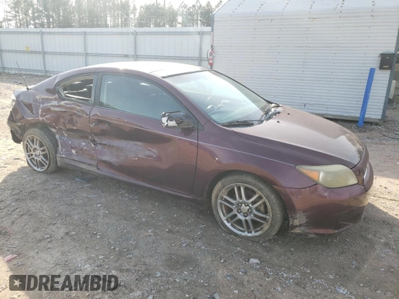 2007 Scion tC Spec with VIN JTKDE177370172683, listed as a Copart auction lot 84940184 with 212,842 mi miles and Salvage Title. Bid and sale history available at carsss.com. Image 4.
