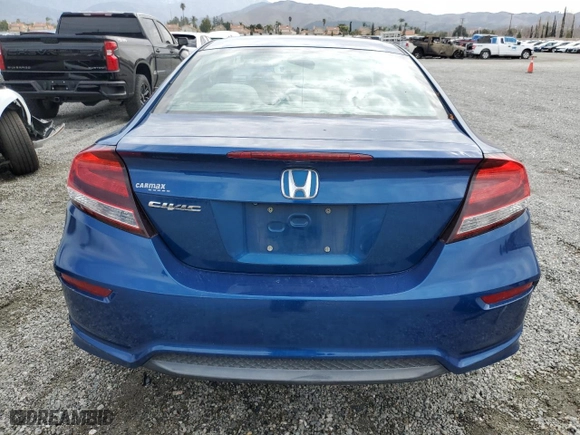 2014 Honda Civic Coupe EX with VIN 2HGFG3B89EH516596, listed as a Copart auction lot 47888605 with 97,027 mi miles and Salvage Title. Bid and sale history available at carsss.com. Image 6.