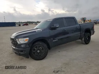 2019 Ram 1500 Big Horn/Lone Star with VIN 1C6SRFFT2KN782429, listed as a Copart auction lot 48110275 with 56,978 mi miles and Salvage Title. Bid and sale history available at carsss.com. Image 1.