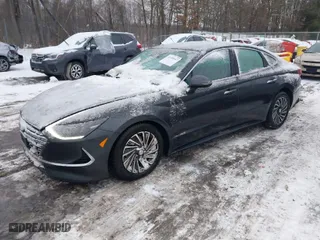2023 Hyundai Sonata Hybrid SEL with VIN KMHL34JJ0PA082993, listed as a IAAI auction lot 41496947 with 11,734 mi miles. Bid and sale history available at carsss.com. Image 2.