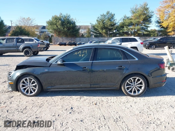 2019 Audi A4 Premium Plus with VIN WAUENAF44KA110793, listed as a IAAI auction lot 40676447 with 93,832 mi miles. Bid and sale history available at carsss.com. Image 14.
