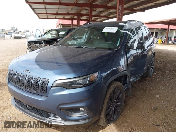 2021 Jeep Cherokee Latitude Lux with VIN 1C4PJLMX0MD207782, listed as a IAAI auction lot 41797805 with 97,863 mi miles. Bid and sale history available at carsss.com. Image 17.