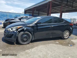 2014 Hyundai Elantra SE with VIN KMHDH4AE1EU142347, listed as a Copart auction lot 50061405 with 180,992 mi miles and Salvage Title. Bid and sale history available at carsss.com. Image 1.
