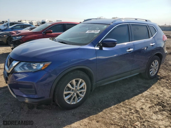 2019 Nissan Rogue SL with VIN 5N1AT2MT0KC832284, listed as a Copart auction lot 46877635 with 125,447 mi miles and Salvage Title. Bid and sale history available at carsss.com. Image 1.