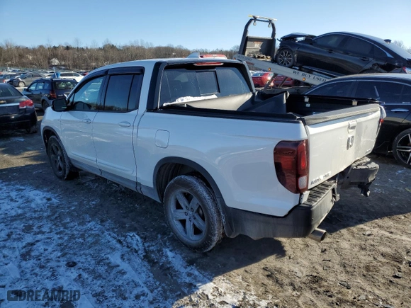 2023 Honda Ridgeline Black Edition with VIN 5FPYK3F83PB010391, listed as a Copart auction lot 46294735 with 17,137 mi miles and Salvage Title. Bid and sale history available at carsss.com. Image 2.