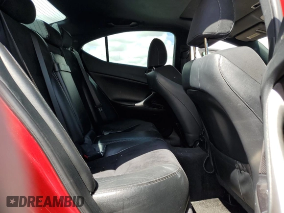 2013 Lexus IS 250 with VIN JTHBF5C22D5185919, listed as a Copart auction lot 56909575 with 125,367 mi miles and Salvage title. Bid and sale history available at DreamBid. Image 10.