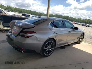 2023 Genesis G70 2.0T with VIN KMTG34TAXPU131538, listed as a Copart auction lot 62424834 with 15,835 mi miles and Clean Title. Bid and sale history available at DreamBid. Image 3.