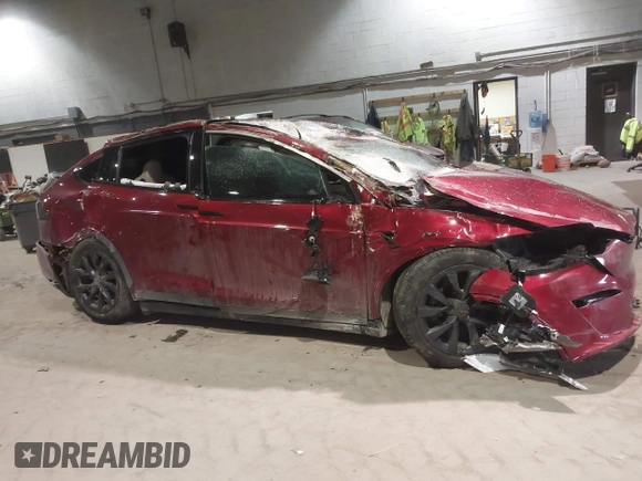 2023 Tesla Model X with VIN 7SAXCDE51PF403632, listed as a IAAI auction lot 41328722 with Not Provided miles and . Bid and sale history available at DreamBid. Image 12.