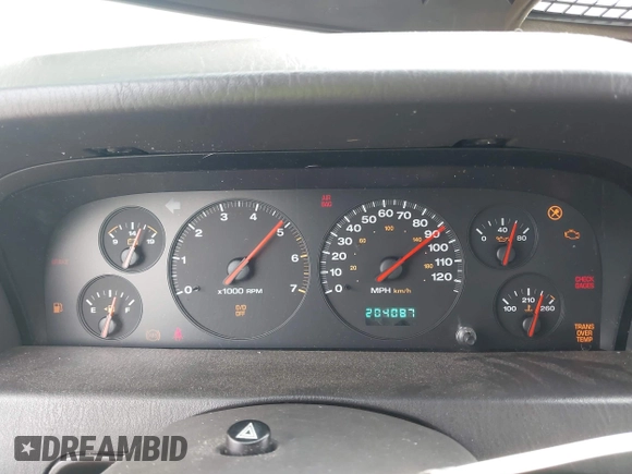 2000 Jeep Grand Cherokee Laredo with VIN 1J4GW48N5YC322707, listed as a IAAI auction lot 42080677 with Not provided miles and . Bid and sale history available at DreamBid. Image 7.