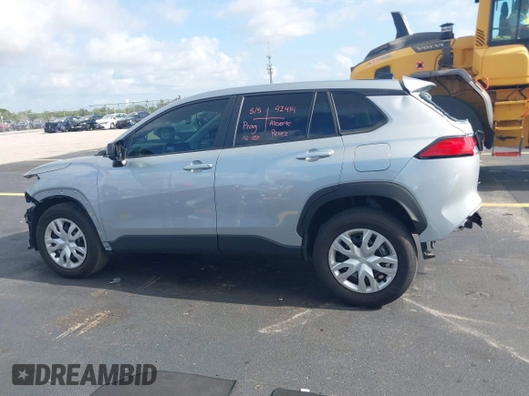 2024 Toyota Corolla Cross L with VIN 7MUAAAAG2RV116884, listed as a IAAI auction lot 42288475 with 10,539 mi miles and . Bid and sale history available at DreamBid. Image 14.