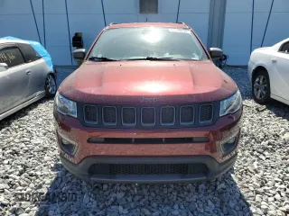 2021 Jeep Compass 80th Anniversary with VIN 3C4NJCEB6MT532733, listed as a Copart auction lot 53128285 with 45,624 mi miles and Salvage Title. Bid and sale history available at carsss.com. Image 5.