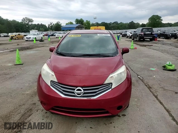 2014 Nissan Note S with VIN 3N1CE2CP3EL428614, listed as a Copart auction lot 56047685 with 183,434 mi miles and Salvage title. Bid and sale history available at DreamBid. Image 13.