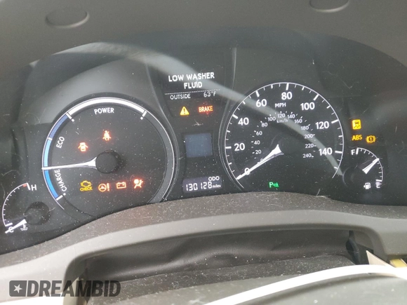 2014 Lexus RX 450h with VIN JTJZB1BA3E2009863, listed as a Copart auction lot 80414024 with 130,128 mi miles and Salvage title. Bid and sale history available at DreamBid. Image 9.