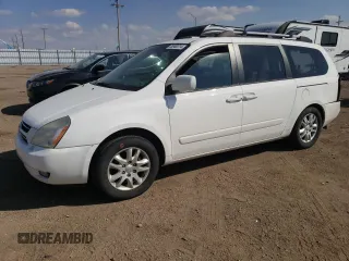 2007 Kia Sedona EX with VIN KNDMB233976167395, listed as a Copart auction lot 68980314 with 119,141 mi miles and Salvage Title. Bid and sale history available at carsss.com. Image 1.