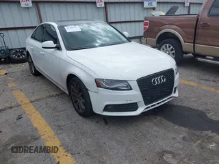 2010 Audi A4 Premium Plus with VIN WAUFFAFL5AN030127, listed as a IAAI auction lot 42188144 with 215,189 mi miles and . Bid and sale history available at DreamBid. Image 1.