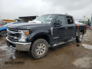 2022 Ford Super Duty F-250 SRW XL with VIN 1FT7W2BT9NEE21368, listed as a Copart auction lot 53833965 with 125,362 mi miles and Salvage Title. Bid and sale history available at carsss.com. Image 1.