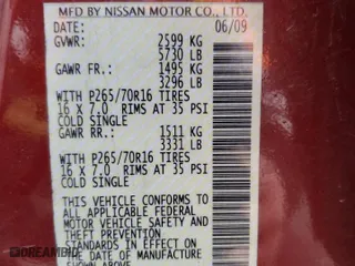 2009 Nissan Frontier SE with VIN 1N6AD07U29C424080, listed as a Copart auction lot 80589814 with 164,011 mi miles and Salvage Title. Bid and sale history available at carsss.com. Image 14.
