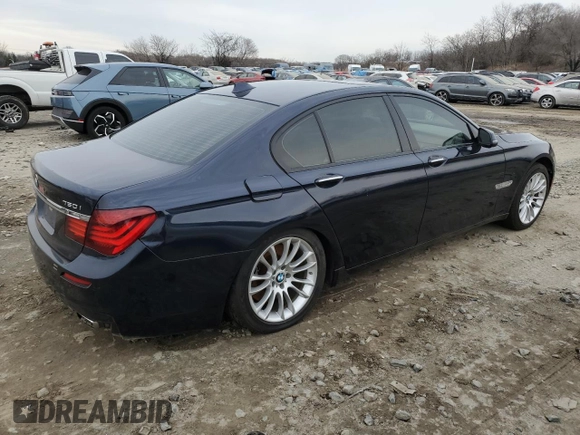 2014 BMW 7 Series 750i xDrive with VIN WBAYB6C52ED225217, listed as a Copart auction lot 46104815 with 155,822 mi miles and Clean Title. Bid and sale history available at carsss.com. Image 3.