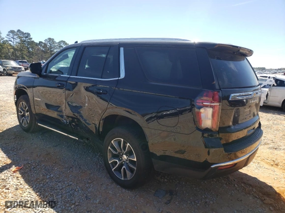 2021 Chevrolet Tahoe LT with VIN 1GNSCNKD1MR363221, listed as a Copart auction lot 49386995 with 59,789 mi miles and Salvage Title. Bid and sale history available at carsss.com. Image 2.