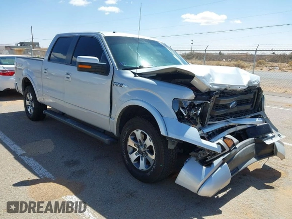 2014 Ford F-150 XL with VIN 1FTFW1CF2EKF90227, listed as a IAAI auction lot 41762047 with 106,927 mi miles. Bid and sale history available at carsss.com. Image 1.