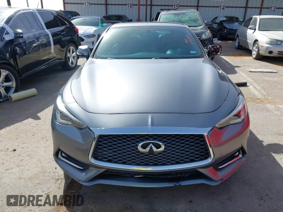 2018 Infiniti Q60 Luxe with VIN JN1EV7EK6JM341569, listed as a IAAI auction lot 41740997 with 126,711 mi miles and . Bid and sale history available at carsss.com. Image 12.