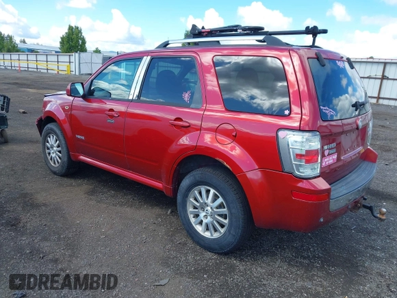 2008 Mercury Mariner Premier with VIN 4M2CU97178KJ00739, listed as a IAAI auction lot 42312408 with 167,591 mi miles and . Bid and sale history available at DreamBid. Image 3.